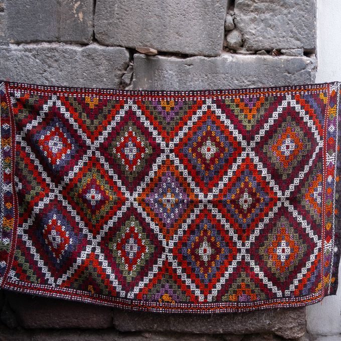 Handwoven Dhaka Rug